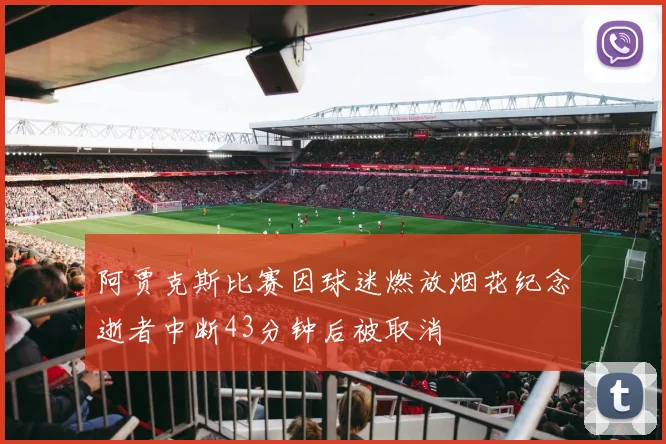 阿贾克斯比赛因球迷燃放烟花纪念逝者中断43分钟后被取消